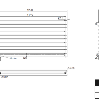 Vormico 1200x590 mm Horizontal Doppellagig Ellipse Weiß Paneelheizkörper