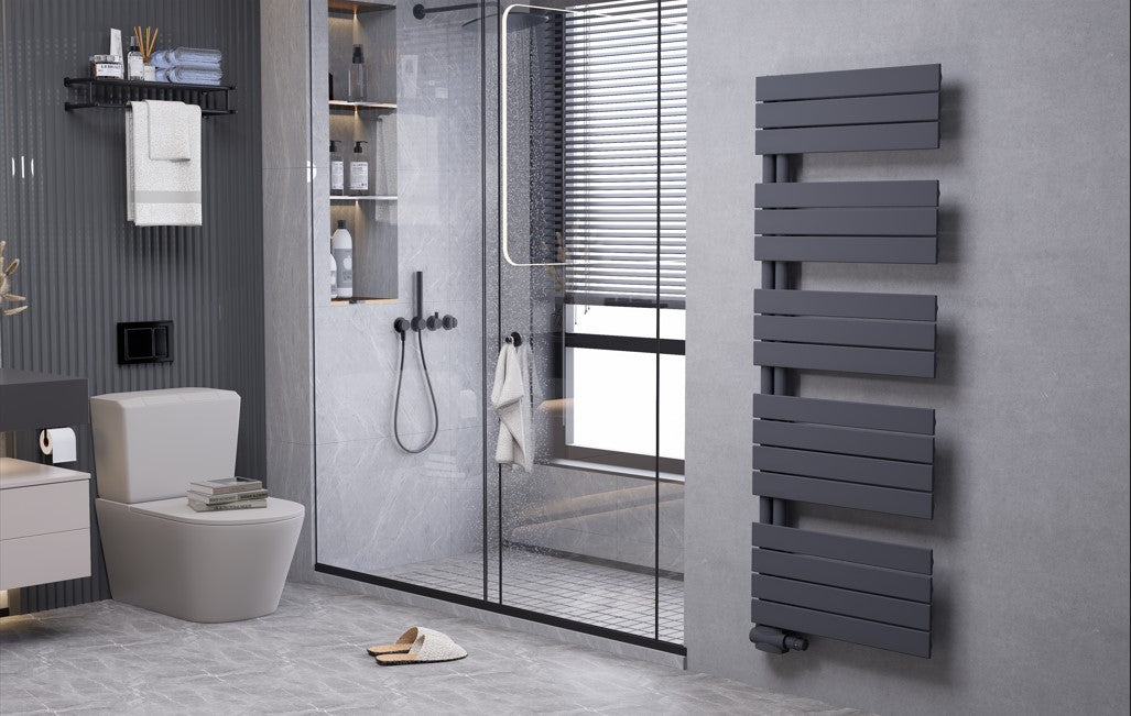 Edge 1576x600 mm Vertikal Einlagig Flach  Anthrazit Paneelheizkörper