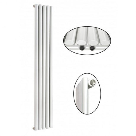 Elipso 60*30 Einlagig NEU Ellipse Vertikal Seitenanschluss Paneelheizkörper Weiß Anthrazit