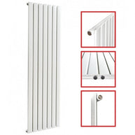 Fortuna 1600x526 mm Vertikal Einlagig Flach  Weiß Paneelheizkörper