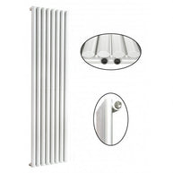 Elipso 1600x536 mm Vertikal Einlagig Ellipse Weiß Paneelheizkörper