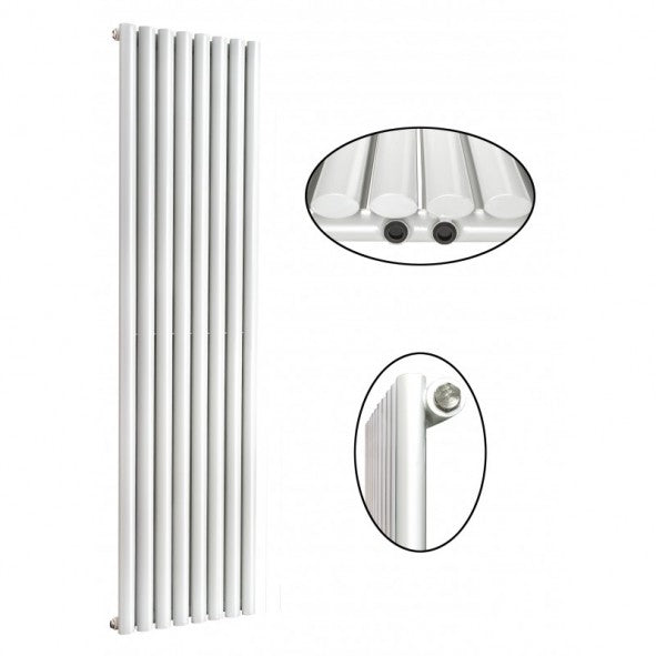 Elipso 1600x536 mm Vertikal Einlagig Ellipse Weiß Paneelheizkörper