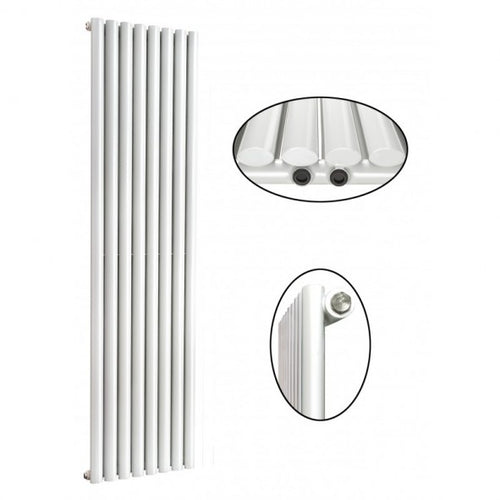 Elipso 1600x536 mm Vertikal Einlagig Ellipse Weiß Paneelheizkörper - Görsel 1