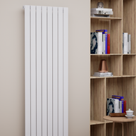 Everest 1600x588 mm Vertikal Einlagig Flach  Weiß Paneelheizkörper