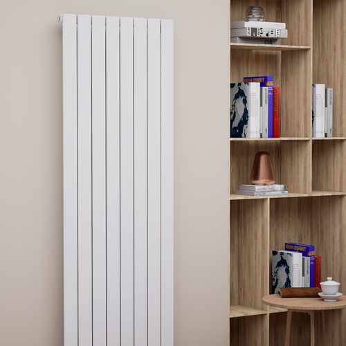 Everest 1600x588 mm Vertikal Einlagig Flach  Weiß Paneelheizkörper - Görsel 1