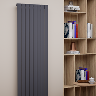 Everest 1600x588 mm Vertikal Einlagig Flach Anthrazit Paneelheizkörper