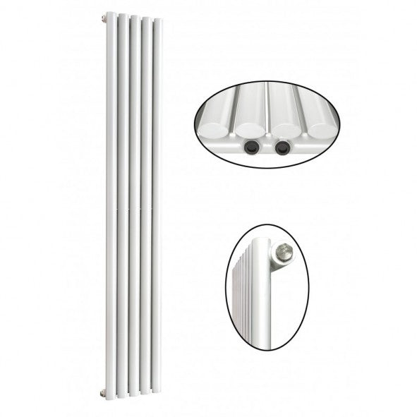 Elipso 1800x332 mm Vertikal Einlagig Ellipse Weiß Paneelheizkörper