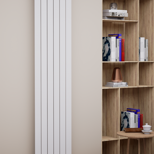 Everest 1800x440 mm Vertikal Einlagig Flach Weiß Paneelheizkörper - Görsel 1