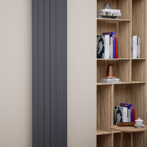 Everest 1800x440 mm Vertikal Einlagig Flach Anthrazit Paneelheizkörper - Görsel 1