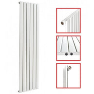 Fortuna 1800x450 mm Vertikal Einlagig Flach  Weiß Paneelheizkörper