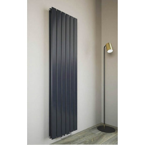 Fortuna 1800x450 mm Vertikal Doppellagig Flach Anthrazit Paneelheizkörper - Görsel 1