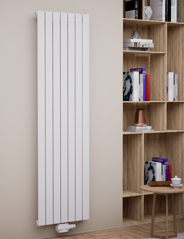 Everest 1800x514 mm Vertikal Einlagig Flach Weiß Paneelheizkörper