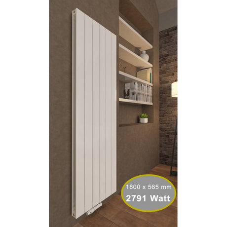 Claudio Flach Aluminium Paneelheizkörper Mittelanschluss Horizontal oder Vertikal Weiß & Anthrazit