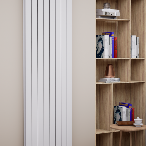 Everest 1800x588 mm Vertikal Doppellagig Flach  Weiß Paneelheizkörper - Görsel 1