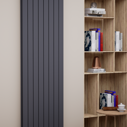 Everest 1800x588 mm Vertikal Doppellagig Flach Anthrazit Paneelheizkörper - Görsel 1