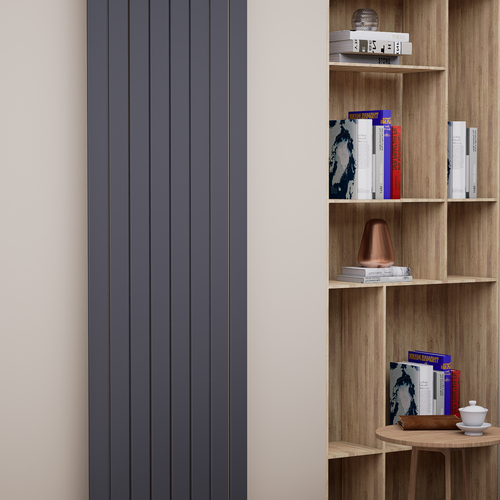 Everest 1800x588 mm Vertikal Einlagig Flach Anthrazit Paneelheizkörper - Görsel 1