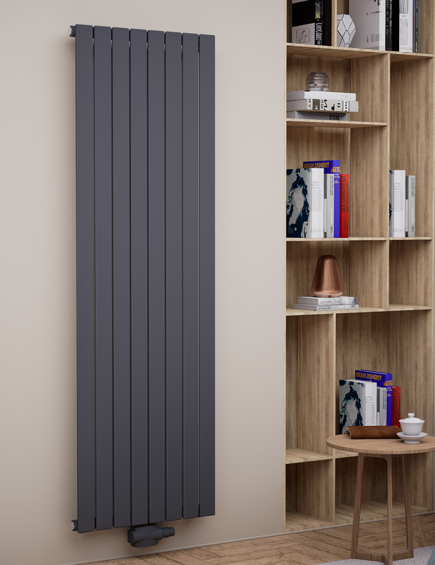 Everest 1800x588 mm Vertikal Einlagig Flach Anthrazit Paneelheizkörper