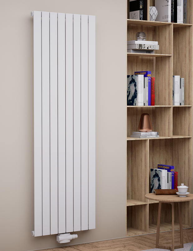 Everest 1800x588 mm Vertikal Einlagig Flach  Weiß Paneelheizkörper