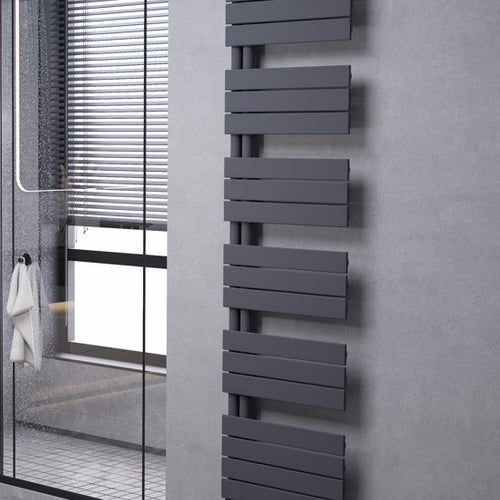 Edge 1800x600 mm Vertikal Einlagig Flach  Anthrazit Paneelheizkörper - Görsel 1