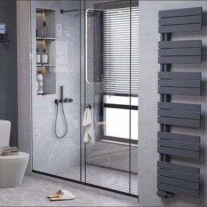 Edge 1800x600 mm Vertikal Einlagig Flach  Anthrazit Paneelheizkörper