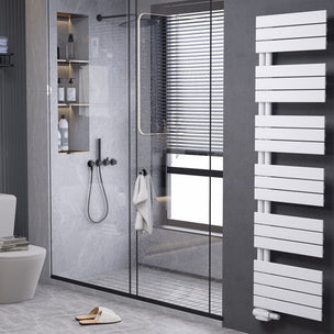 Edge 1800x600 mm Vertikal Einlagig Flach Weiß Paneelheizkörper