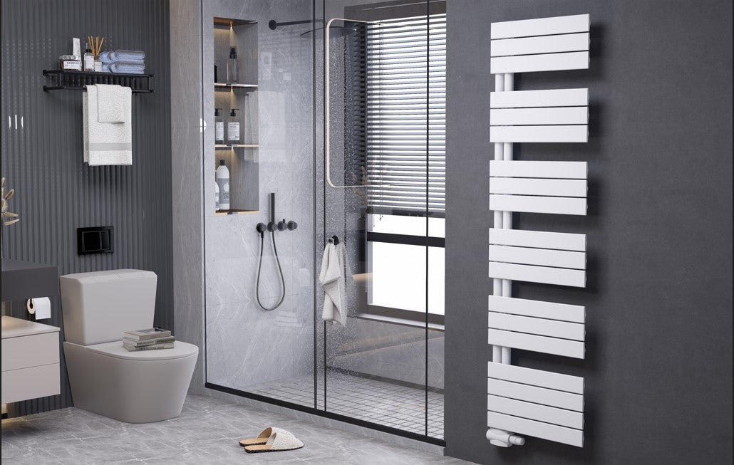 Edge 1800x600 mm Vertikal Einlagig Flach Weiß Paneelheizkörper