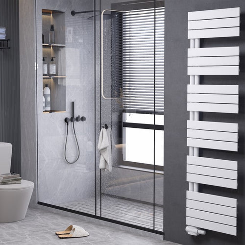 Edge 1800x600 mm Vertikal Einlagig Flach Weiß Paneelheizkörper - Görsel 2