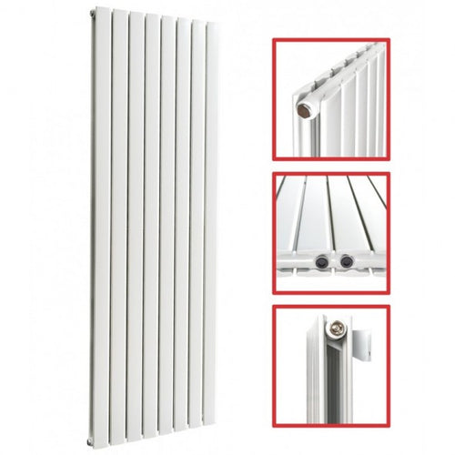 Fortuna 1800x602 mm Vertikal Doppellagig Flach  Weiß Paneelheizkörper - Görsel 1