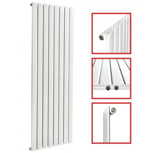 Fortuna 1800x602 mm Vertikal Einlagig Flach Weiß Paneelheizkörper - Görsel 1