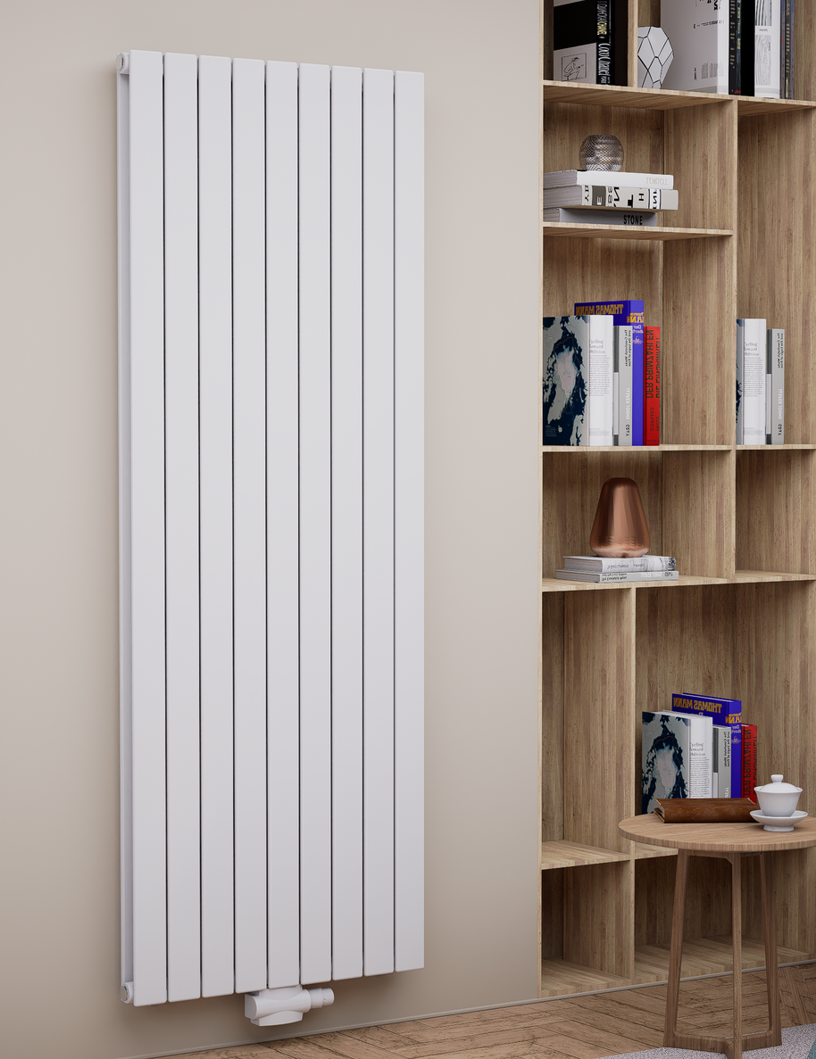 Everest 1800x662 mm Vertikal Doppellagig Flach Weiß Paneelheizkörper