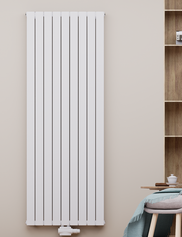 Everest 1800x588 mm Vertikal Einlagig Flach  Weiß Paneelheizkörper
