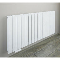 Fortuna 1210x600 mm Horizontal Doppellagig Flach Weiß Paneelheizkörper