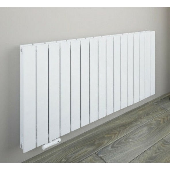 Fortuna 1210x600 mm Horizontal Doppellagig Flach Weiß Paneelheizkörper