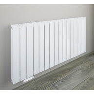 Fortuna 1590x600 mm Horizontal Doppellagig Flach  Weiß Paneelheizkörper