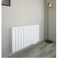 Fortuna 982x600 mm Horizontal Doppellagig Flach  Weiß Paneelheizkörper