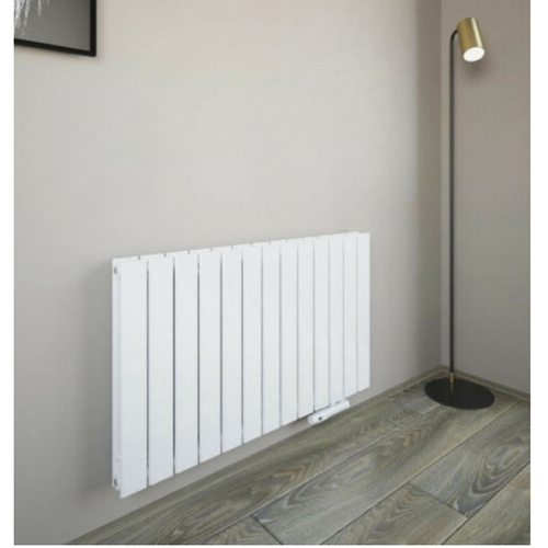 Fortuna 982x600 mm Horizontal Doppellagig Flach  Weiß Paneelheizkörper - Görsel 1