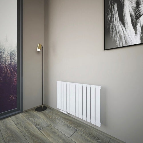 Fortuna 982x600 mm Horizontal Einlagig Flach Weiß Paneelheizkörper - Görsel 1