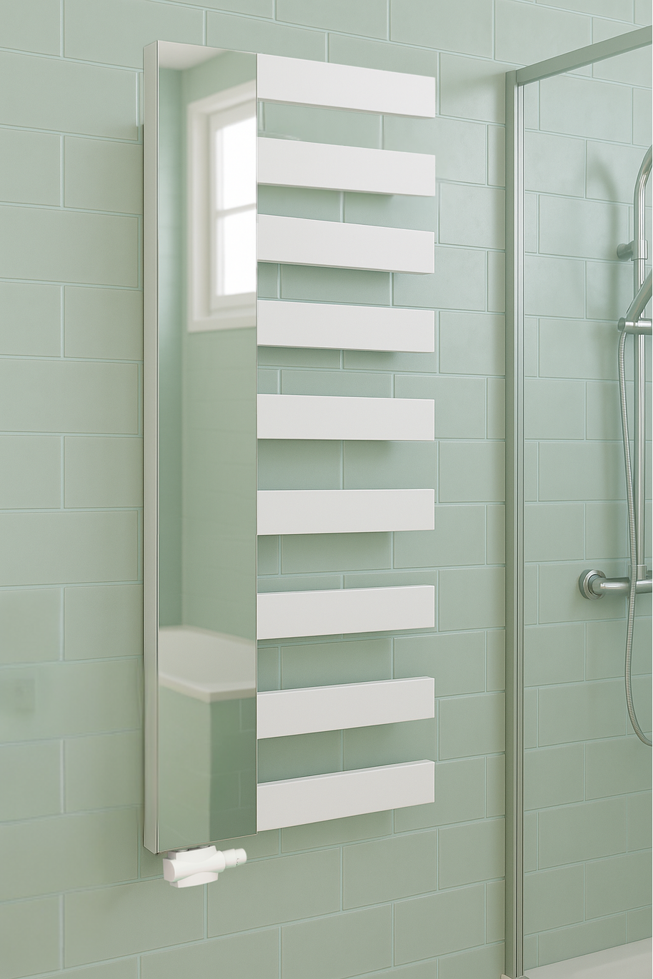 Elano 1610x600 mm Vertikal Einlagig Flach Weiß Paneelheizkörper