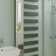 Elano 1610x600 mm Vertikal Einlagig Flach Anthrazit Paneelheizkörper