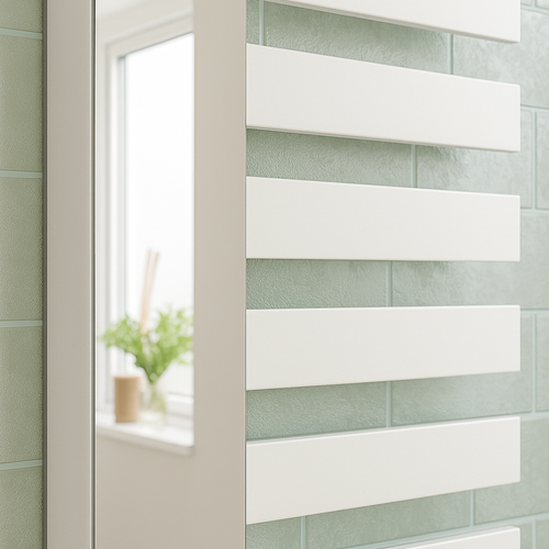 Elano 1610x600 mm Vertikal Einlagig Flach Weiß Paneelheizkörper - Görsel 3