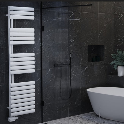 Eldor 1768x600 mm Vertikal Einlagig Ellipse Weiß Paneelheizkörper - Görsel 1