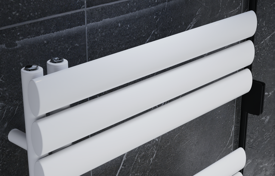 Eldor 1564x600 mm Vertikal Einlagig Ellipse Weiß Paneelheizkörper