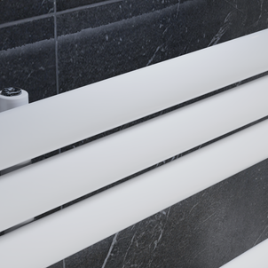 Eldor 1564x600 mm Vertikal Einlagig Ellipse Weiß Paneelheizkörper