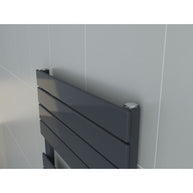 Equa 1800x600 mm Vertikal Einlagig Flach Stahl Anthrazit Paneelheizkörper