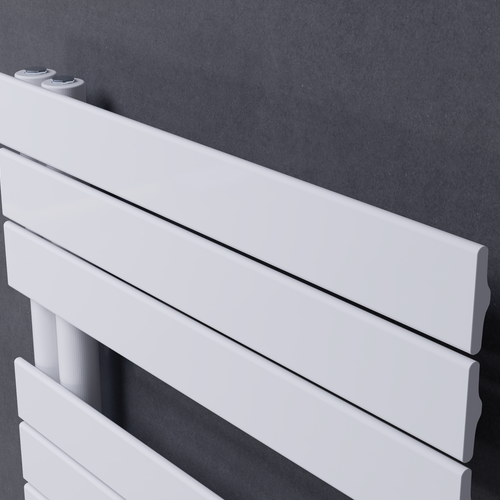 Edge 1800x600 mm Vertikal Einlagig Flach Weiß Paneelheizkörper - Görsel 4
