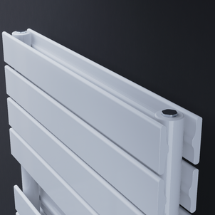 Equa Duble 1800x600 mm Vertikal Doppellagig Flach Stahl Weiß Paneelheizkörper