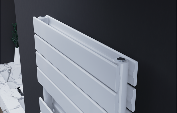 Equa Duble 1800x600 mm Vertikal Doppellagig Flach Stahl Weiß Paneelheizkörper