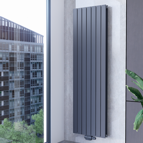 Everest 1800x662 mm Vertikal Doppellagig Flach  Anthrazit Paneelheizkörper