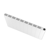 Alure 500x907 mm Horizontal Horizontal Doppellagig Flach Aluminium Wifi Wand Elektroheizung mit Thermostat Effizient WLAN-fähig Konvektor Weiß Paneelheizkörper