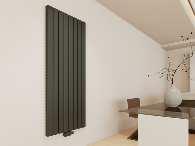 Wonder 1800x584 mm Vertikal Doppellagig Flach Anthrazit Paneelheizkörper